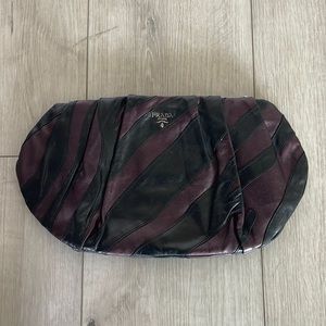 Zebra Print Prada Clutch